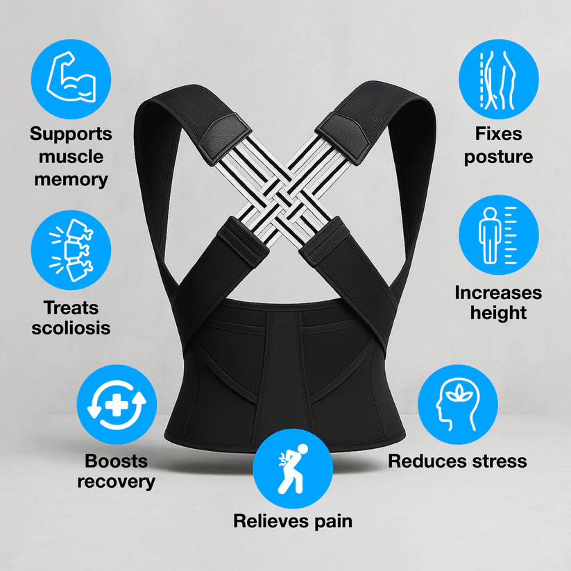 HZA™ | Adjustable Back and Shoulder Posture Corrector (Unisex)