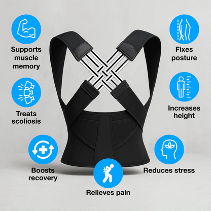 HZA™ | Adjustable Back and Shoulder Posture Corrector (Unisex)