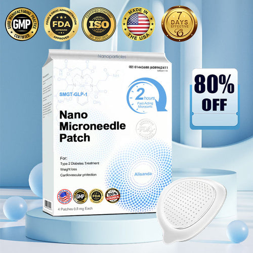 【2025 Medical Grade Newly Upgraded🥇】Alisanda  NIDDK-Tirzepatide Nano Microneedle Patch （Zero Pain, 24/7 Release | Lose 20lbs FAST | 90% Sugar Drop | ）