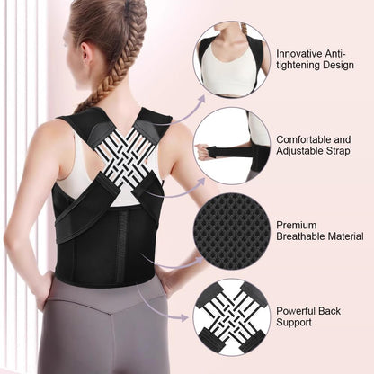 HZA™ | Adjustable Back and Shoulder Posture Corrector (Unisex)