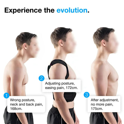 HZA™ | Adjustable Back and Shoulder Posture Corrector (Unisex)