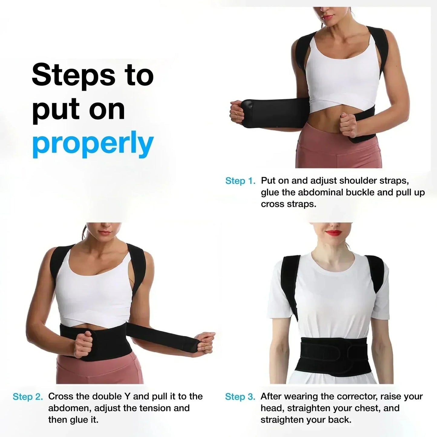HZA™ | Adjustable Back and Shoulder Posture Corrector (Unisex)